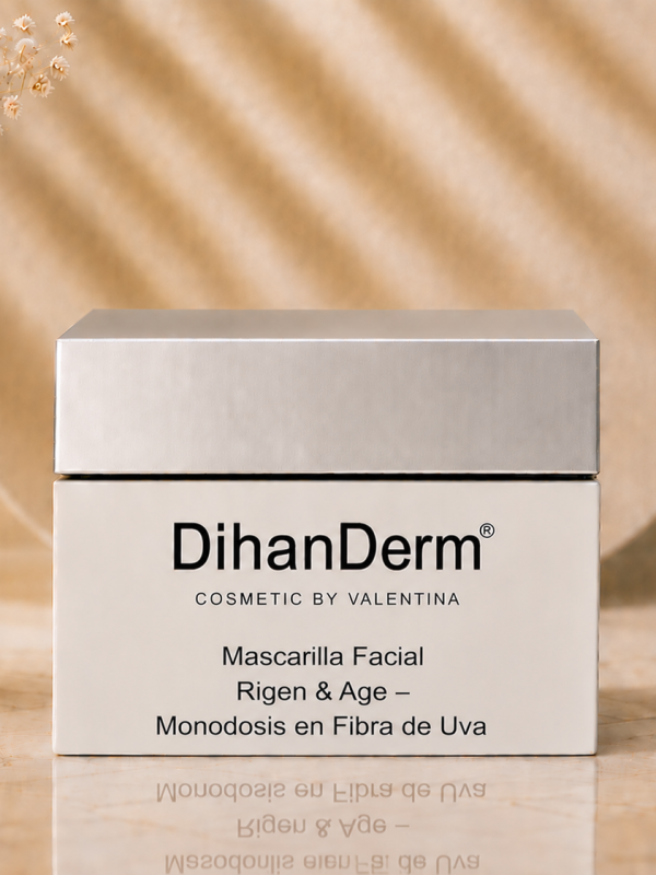 Mascarilla Facial Rigen & Age – Monodosis en Fibra de Uva
